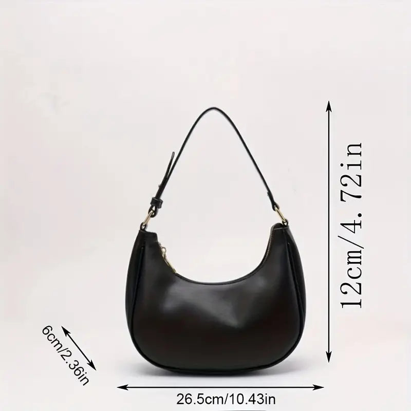 Women's Crescent Moon Saddle Bag | Adjustable Strap Bag, Crossbody Bag